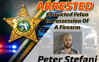 Convicted Felon Arrested on Felony Warrant While Armed with Loaded Handgun