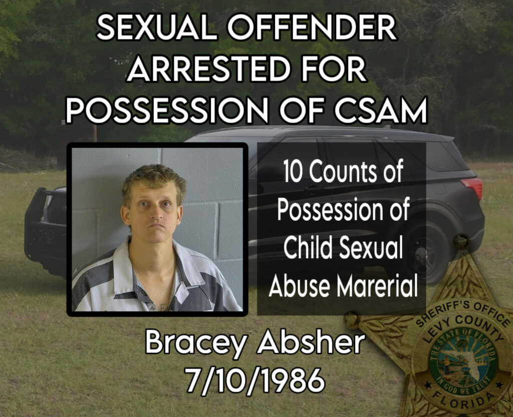 Chiefland Sex Offender Arrested